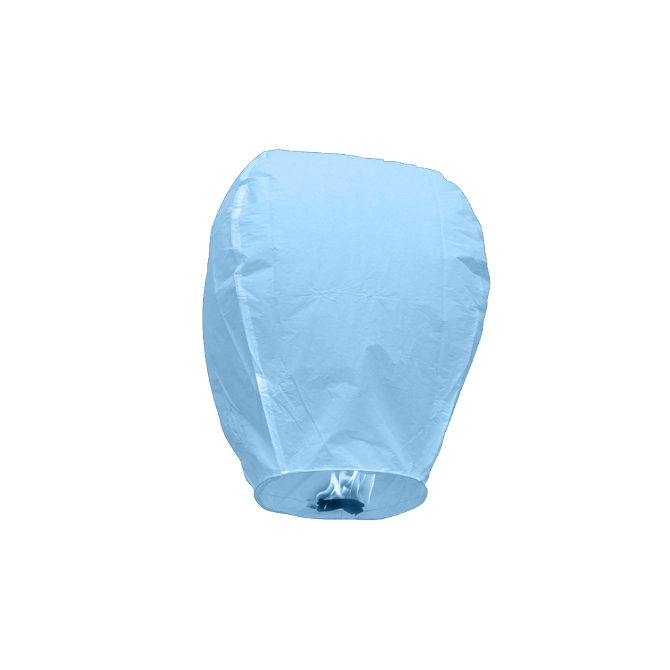 Baby Blue Sky Lantern