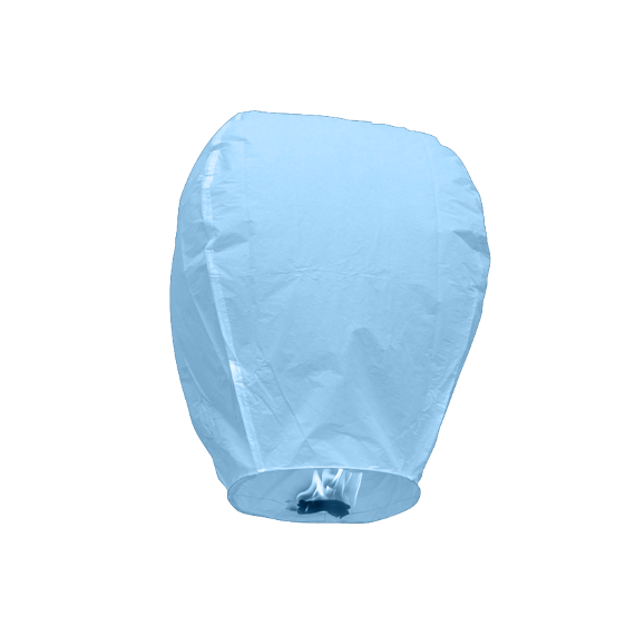 Baby Blue Sky Lantern