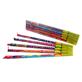 Assorted Roman Candles ( 5p)